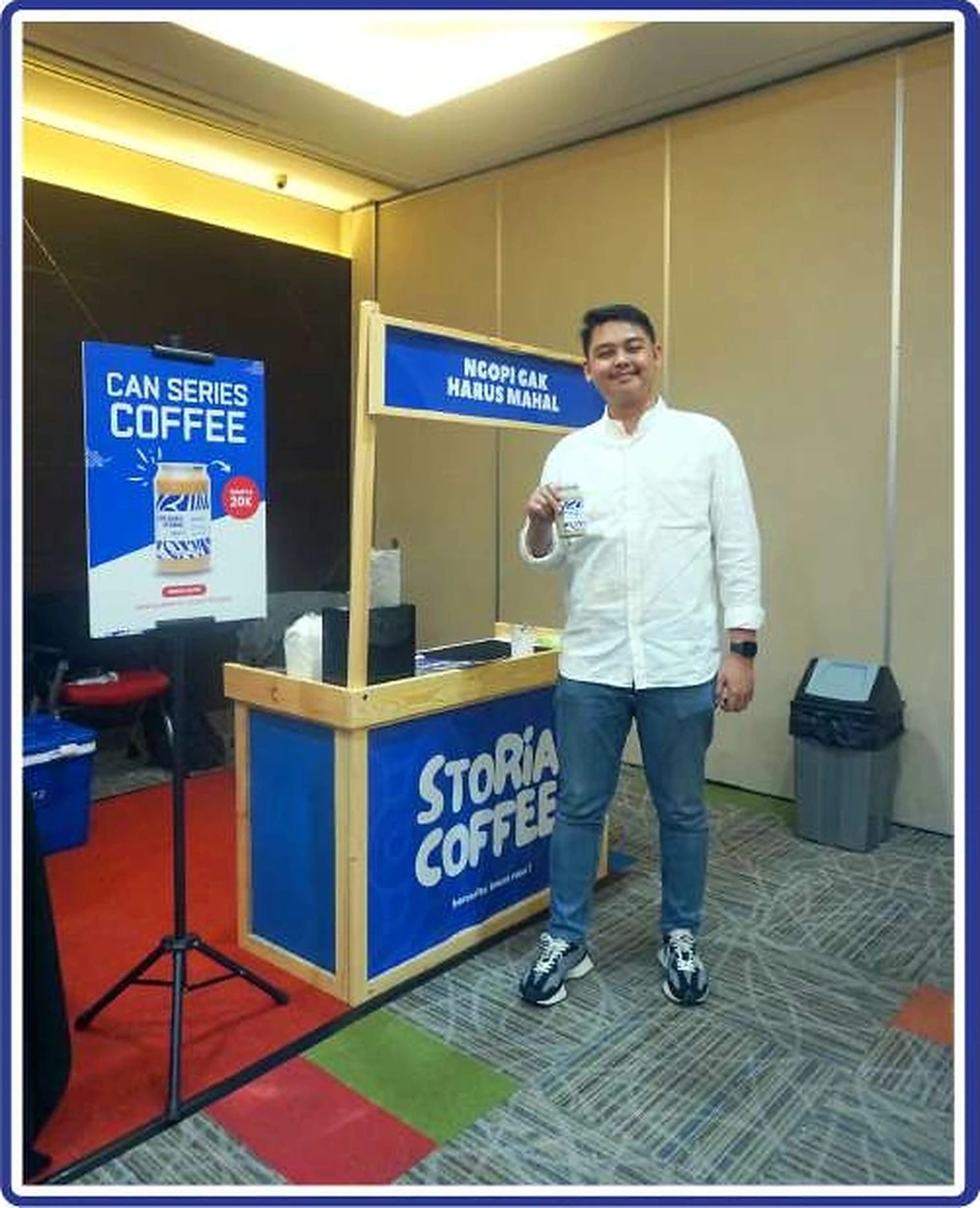 Booth Storia di acara corporate